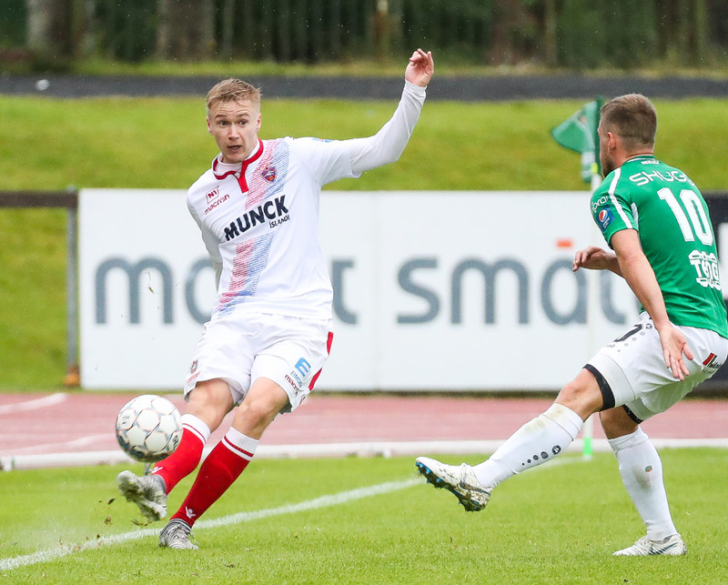 Myndaveisla: Valur vann toppslaginn við Blika