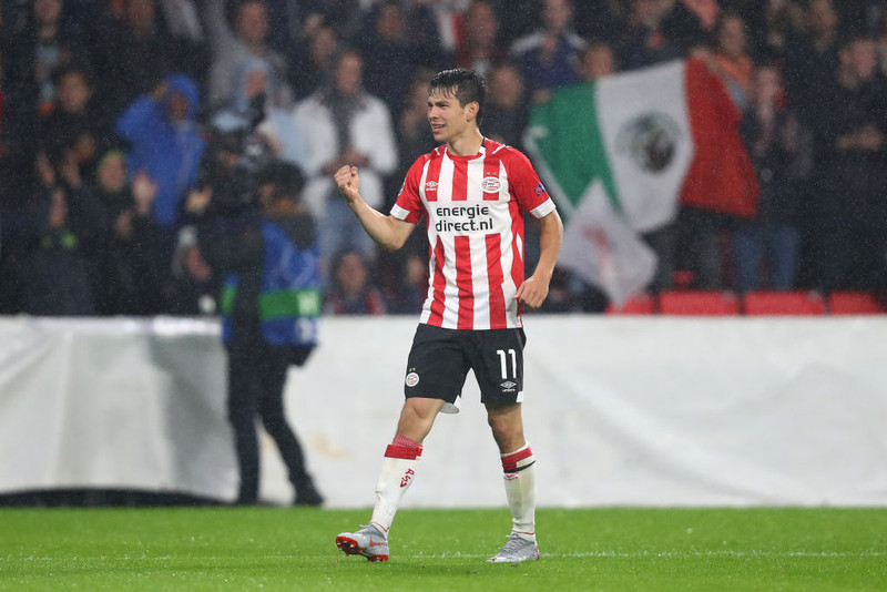Hirving Lozano og félagar hans í PSV fá Basel í heimsókn.