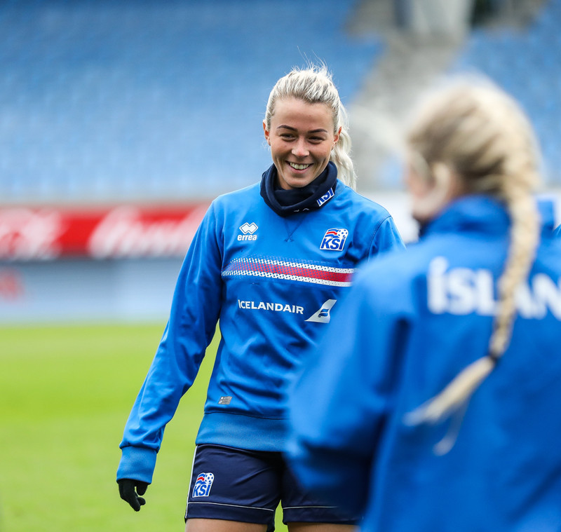 Sandra María Jessen er í hópnum að þessu sinni.