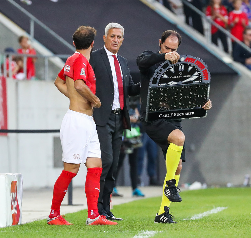 Vladimir Petkovic er fyrrum landsliðsþjálfari Sviss.