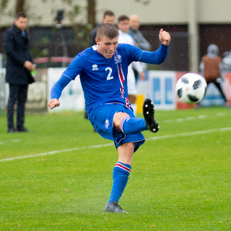 Úr U21 árs landsleik 2018.