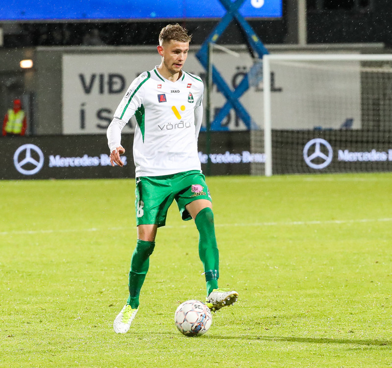 Arnþór Ari Atlason í leik með Blikum.
