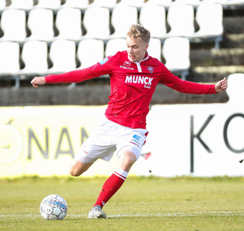 Patrick Pedersen gerði tvö fyrir Val, en landi hans Thomas Mikkelsen gerði tvö mörk fyrir Breiðablik.