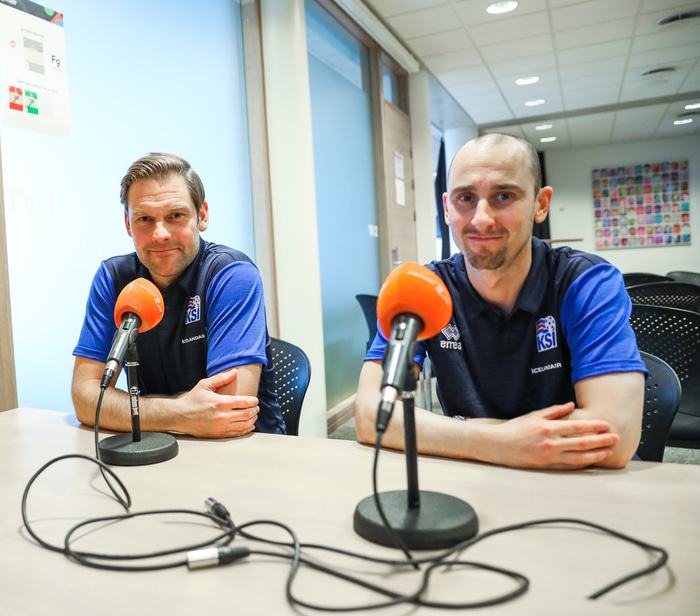 Jón Þór og Ian Jeffs.