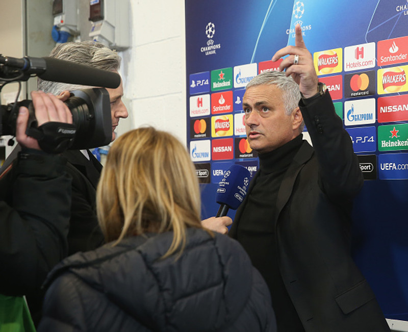 Jose Mourinho, stjóri United.