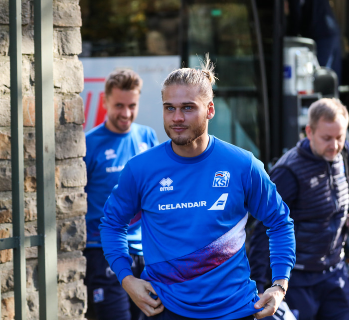Rúrik Gíslason skoraði þrennu fyrir Sandhausen