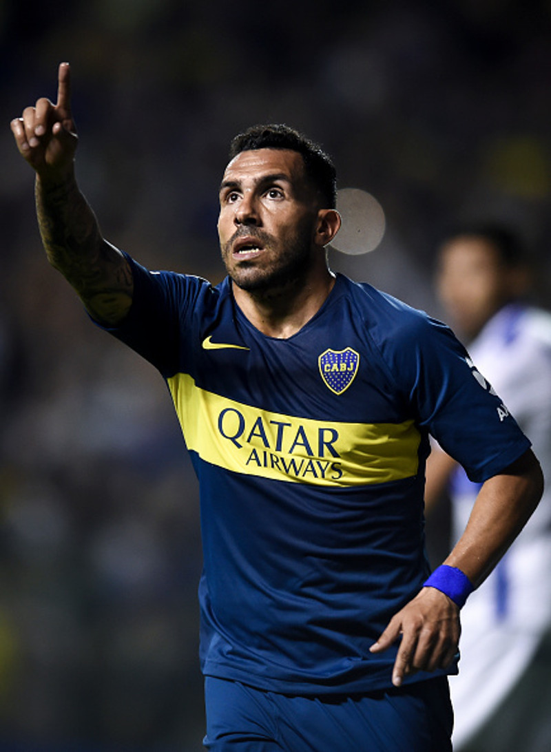 Tevez er að spila fyrir Boca Juniors í þriðja sinn á ferlinum.