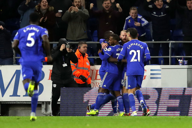 8. Cardiff City - Gul spjöld: 66 - Rauð spjöld: 1 - Samtals: 67.
