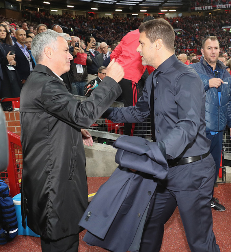 Jose Mourinho og Mauricio Pochettino