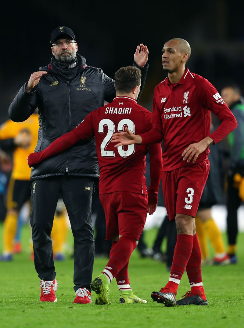 Byrjunarlið Liverpool og Man Utd: Shaqiri byrjar - Cavani á bekknum