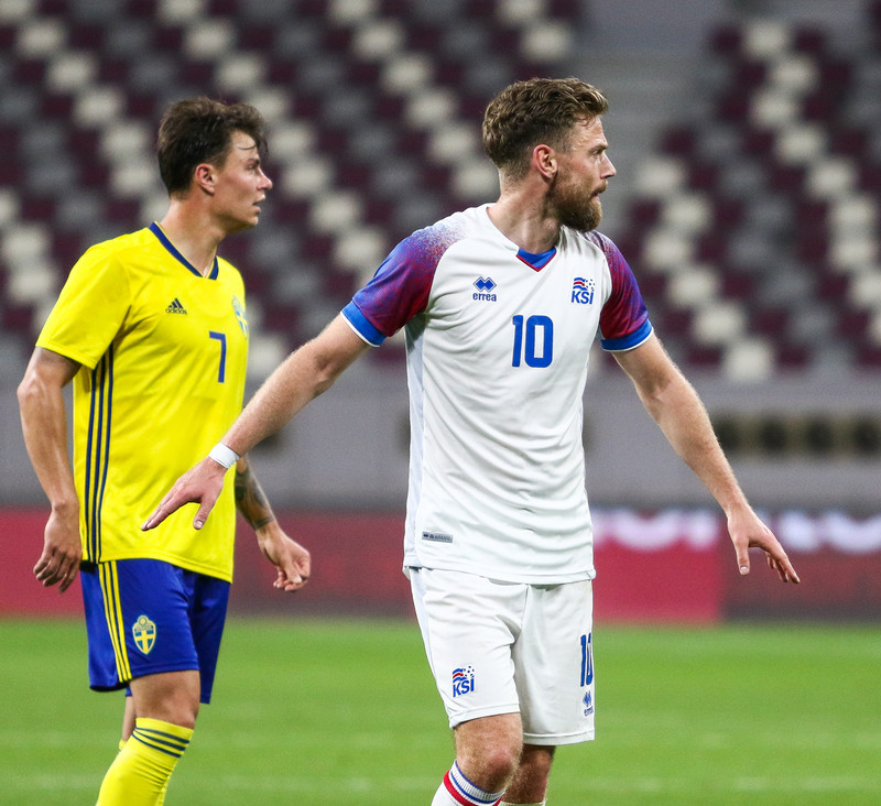 Arnór í landsliðsverkefni í Katar.