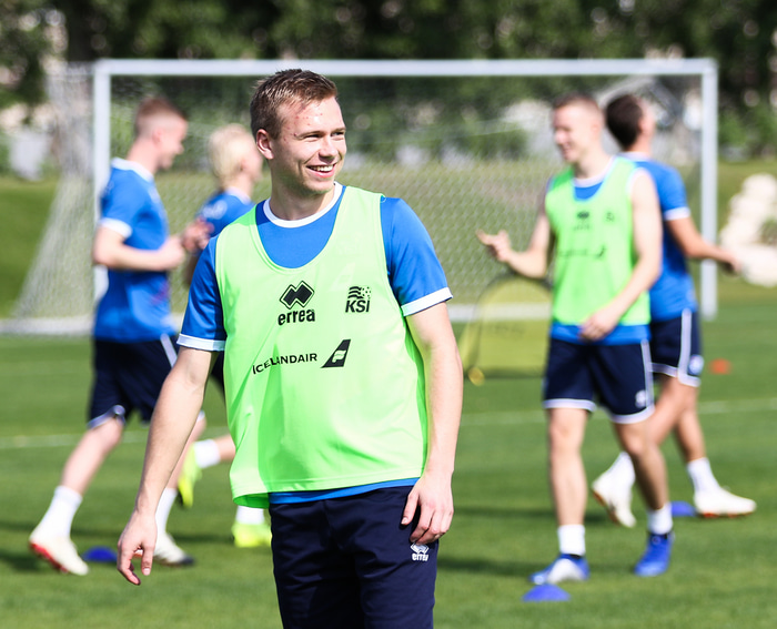 Jón Dagur Þorsteinsson kom inná í sigri