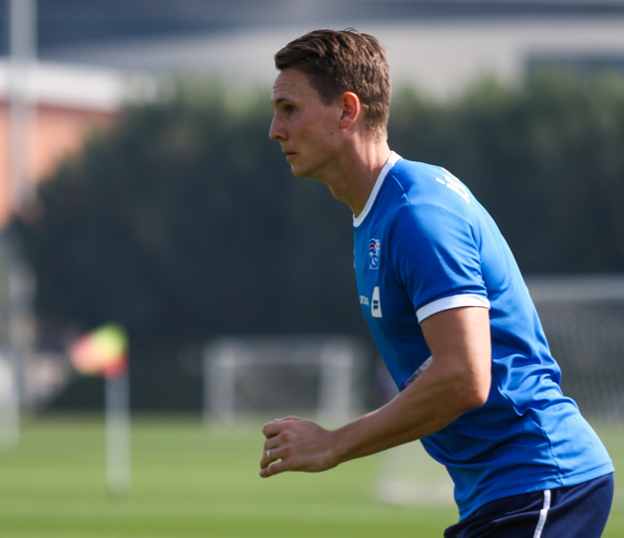 Eggert Gunnþór leikur sinn fyrsta leik með FH í kvöld