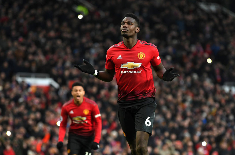 Verður Pogba í stuði á sunnudaginn?