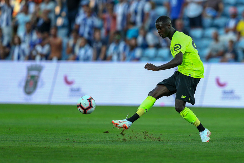 Nicolas Pepe í leik með Lille á tímabilinu