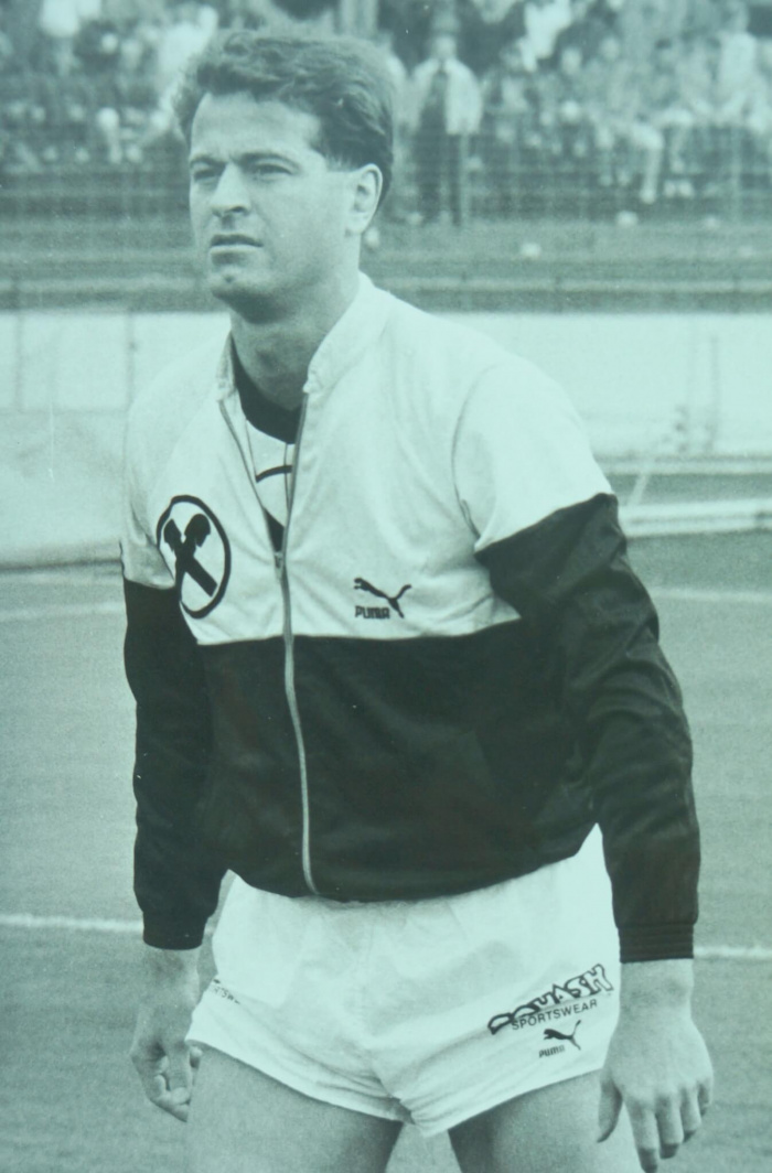 Ragnar Margeirsson er hann lék með Sturm Graz árið 1989