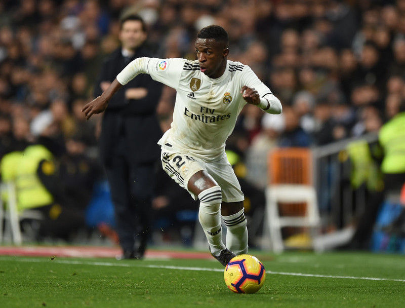 Vinicius Junior hjá Real Madrid.