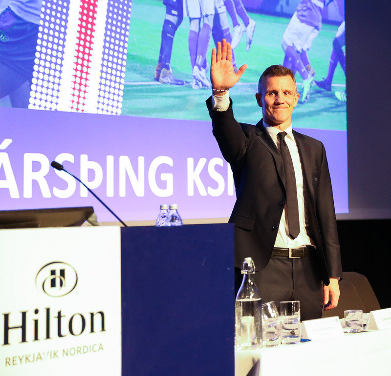 Guðni Bergsson, formaður KSÍ.