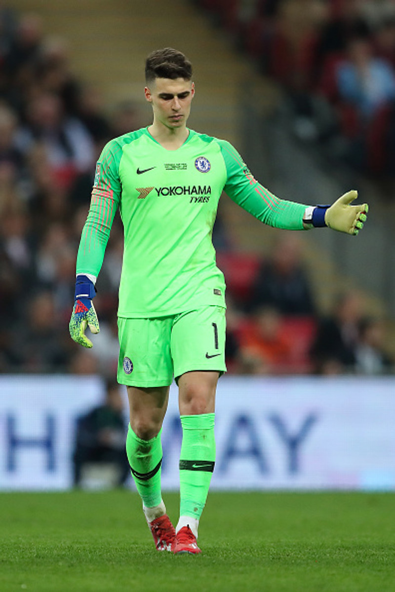 Kepa og fleiri gætu farið frá Chelsea í sumar.