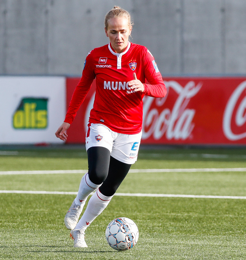 Málfríður Erna er búin að taka skóna af hillunni