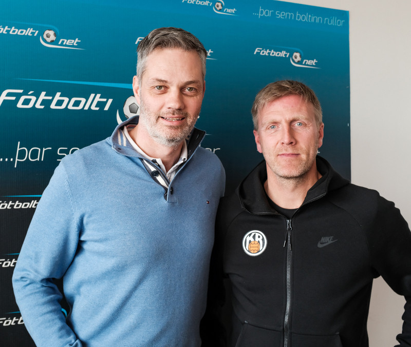 Ríkharður Daðason og Rúnar Kristinsson er gestir Miðjunnar.