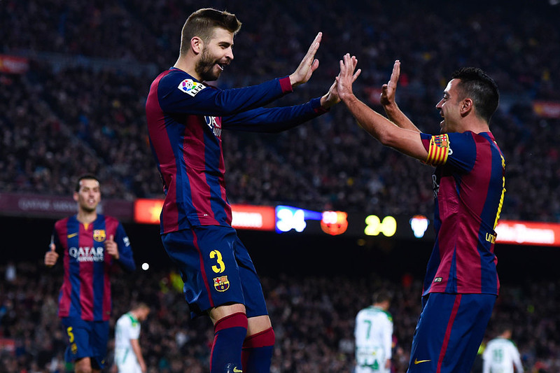 Barcelona spilar gegn Manchester United
