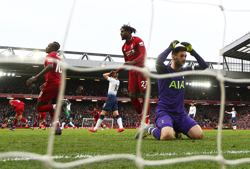 Hugo Lloris gerði hræðileg mistök.
