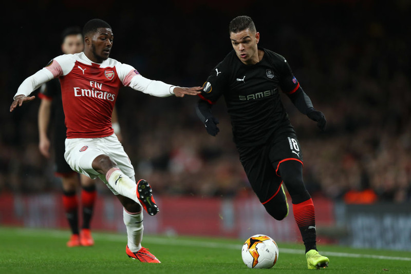 Hatem Ben Arfa í leik með Rennes