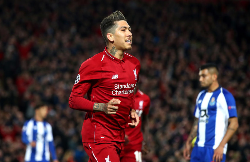 Firmino byrjar á bekknum.