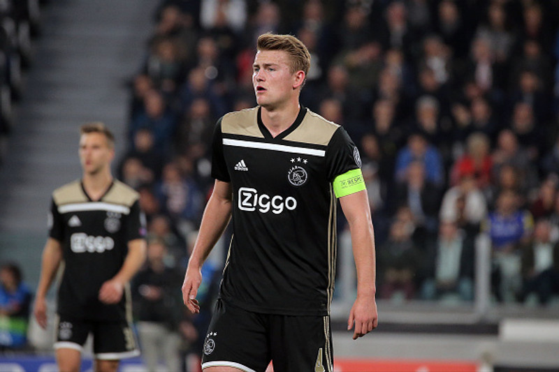 De Ligt nýtur sín í sólinni í Flórída