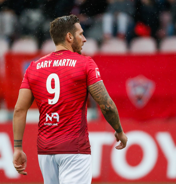 Gary Martin er enn í skammarkróknum hjá Ólafi Jóhannessyni þjálfara Vals seem vill losna við hann frá félaginu. Hann er ekki í hóp í dag.