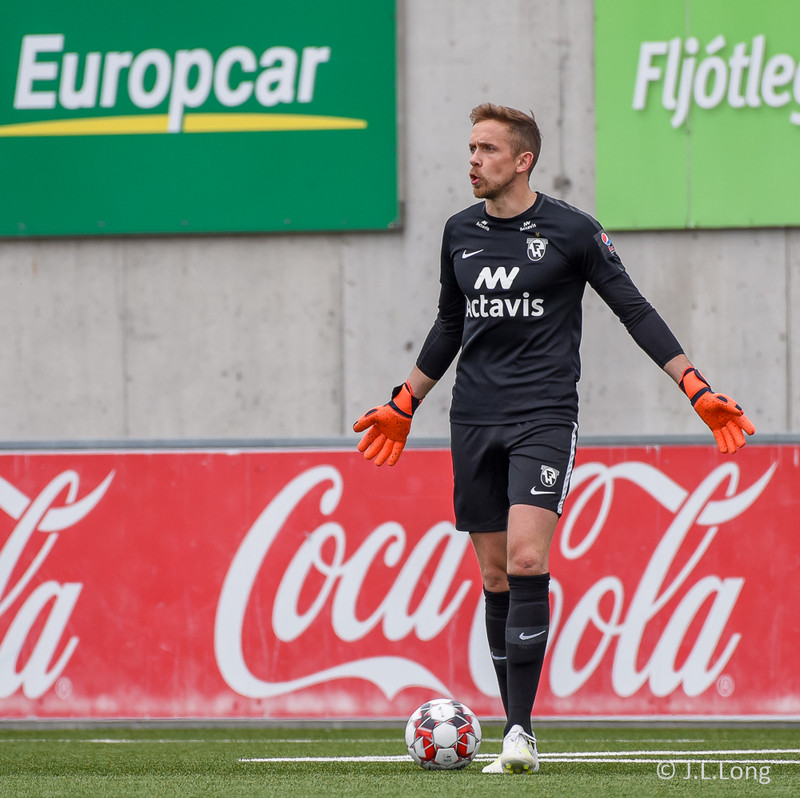 Gunnar Nielsen, markvörður FH.