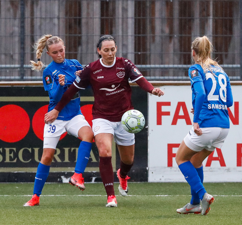 Hólmfríður Magnúsdóttir hefur komið sterk til baka eftir frí frá knattspyrnuiðkun