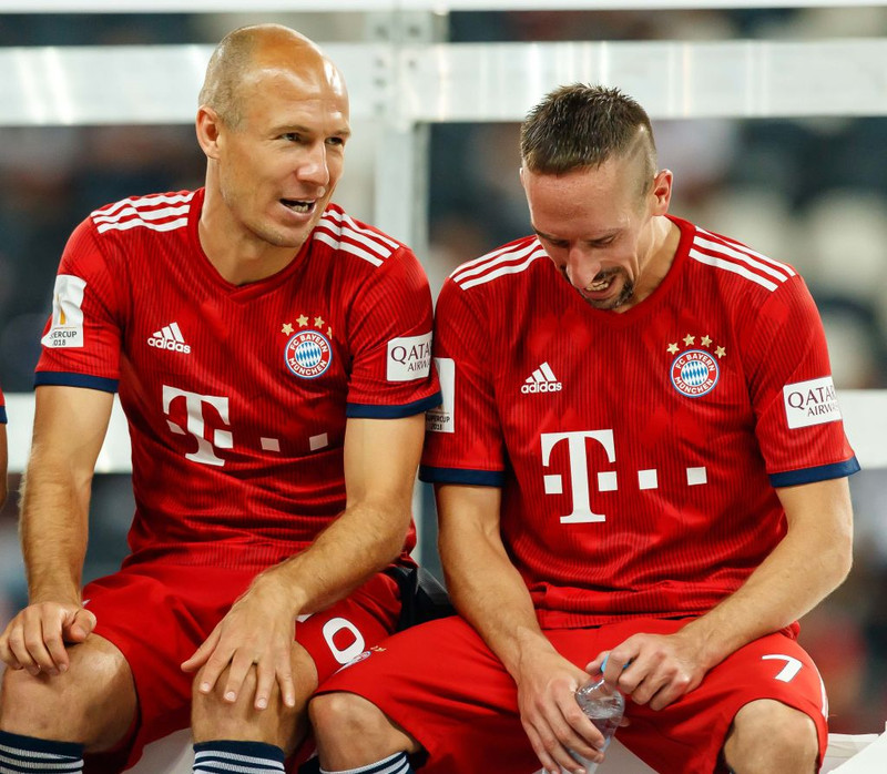 Arjen Robben og Franck Ribery hafa unnið marga titla saman hjá Bayern. Klára þeir einn enn í dag?