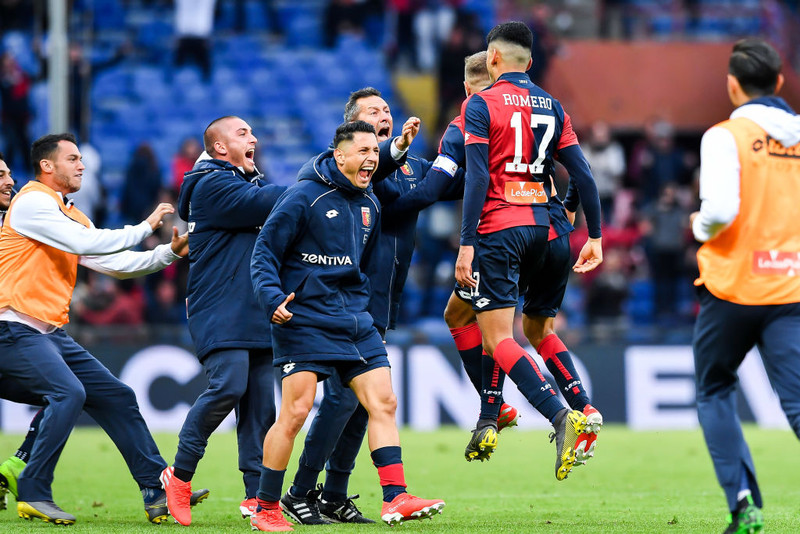 Ítalía: Verona skellti Napoli - Cagliari tapaði í Genúa