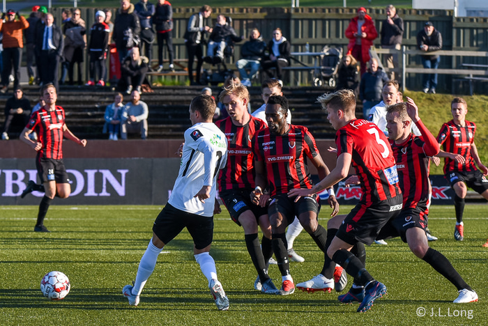 Úr leik hjá Víkingum.