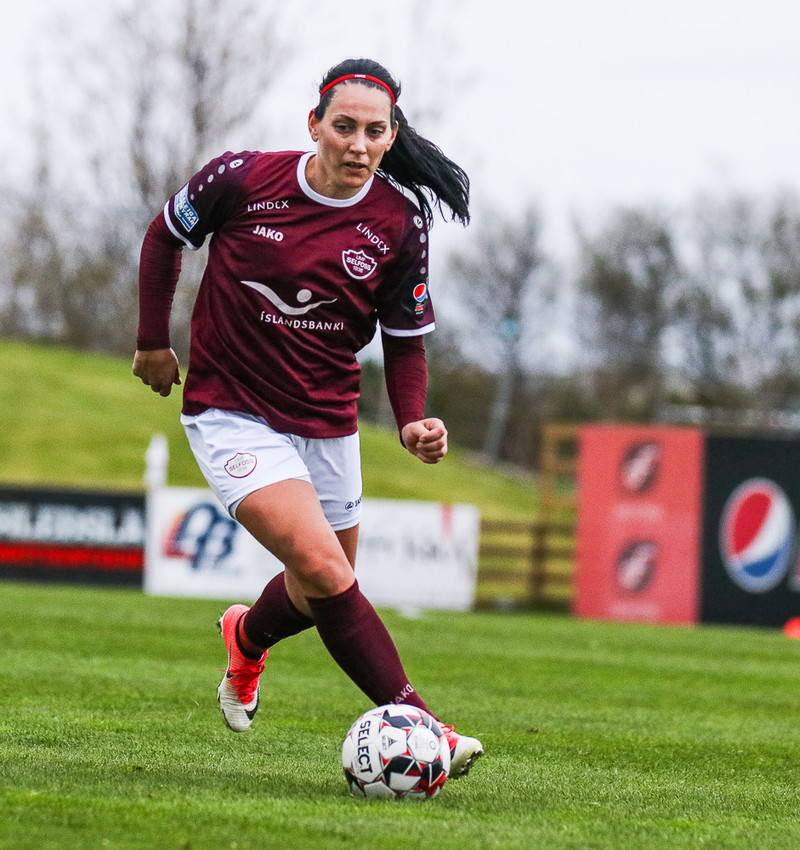 Hólmfríður Magnúsdóttir skoraði tvennu