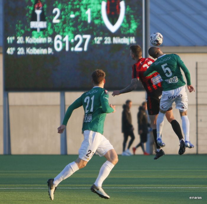 Úr leik Breiðabliks og Víkings.