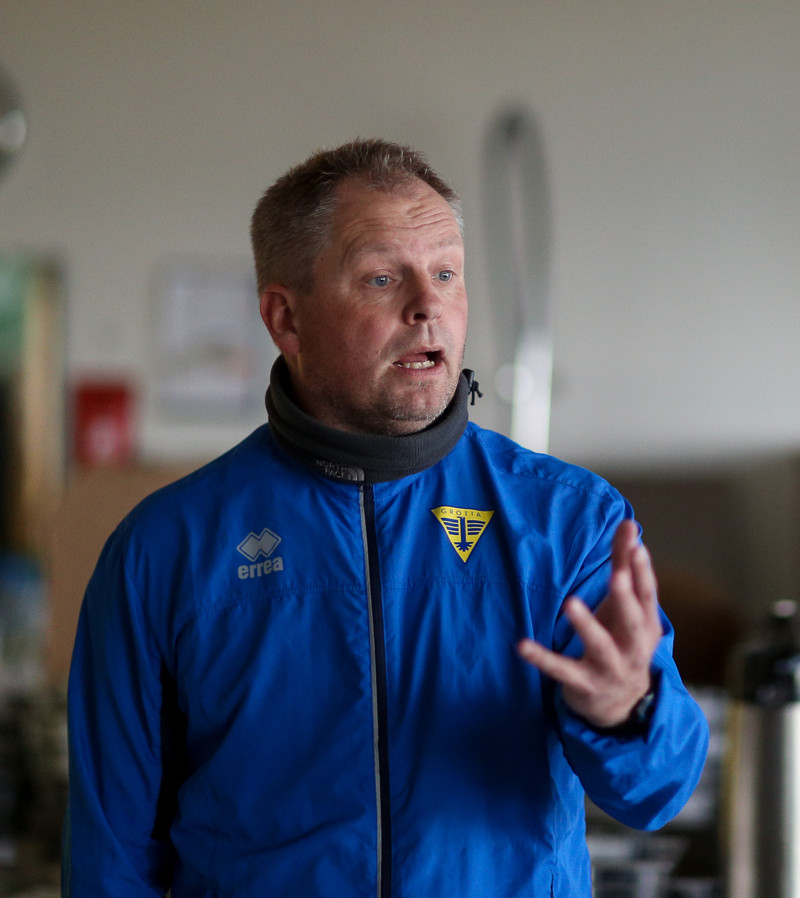 Óskar Hrafn Þorvaldsson, þjálfari karlaliðs Gróttu.