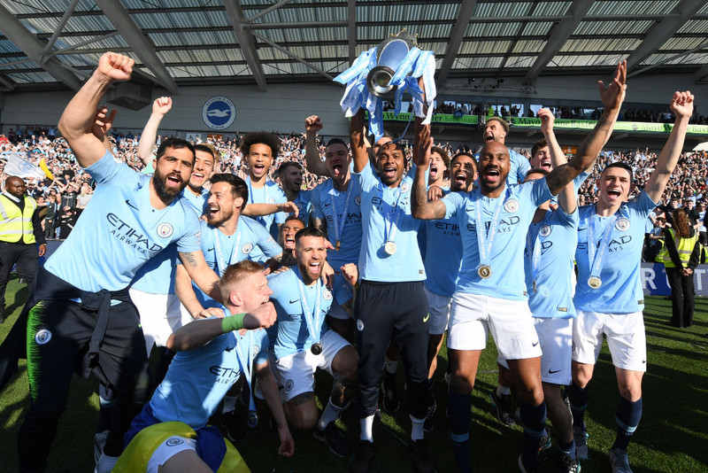 Manchester City er Englandsmeistari.