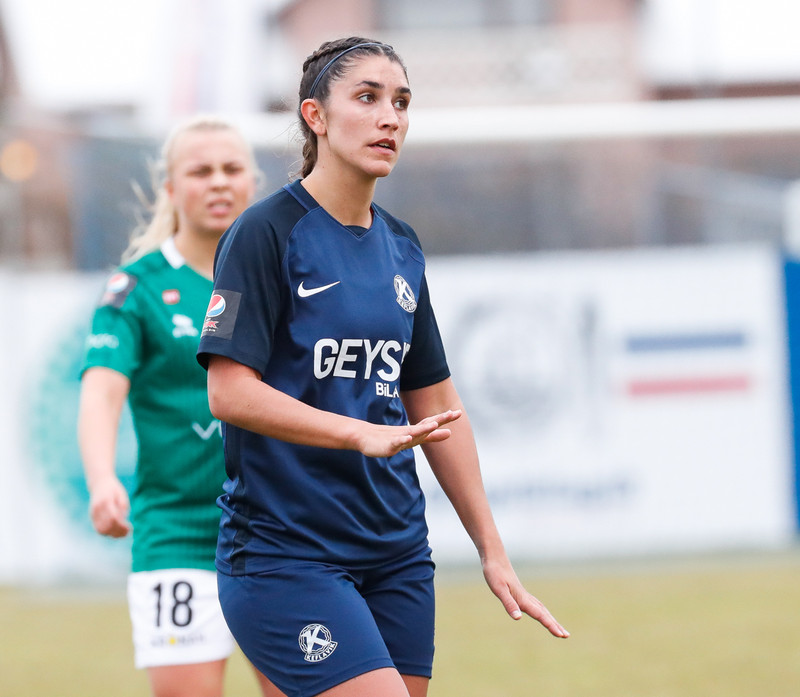 Sophie Groff hefur raðað mörkunum inn fyrir Keflavík í sumar.