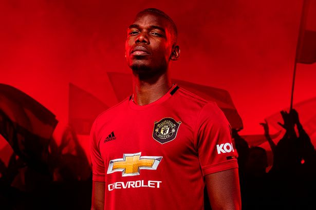 Pogba í nýju treyjunni.