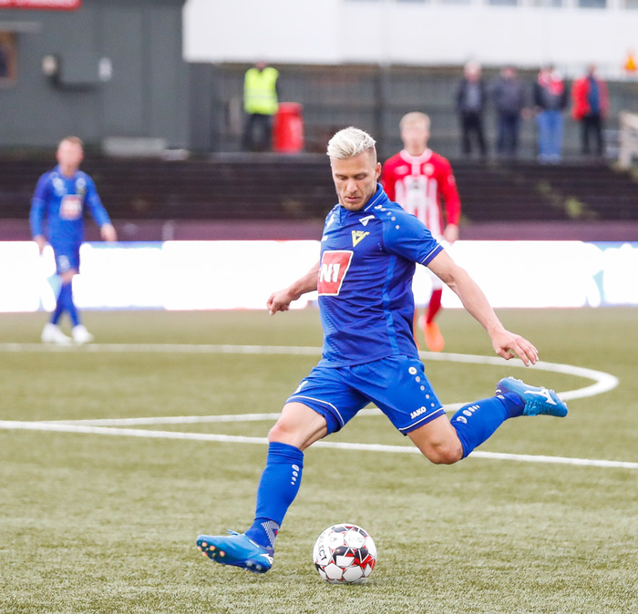 Emir skoraði fyrir Ólsara.