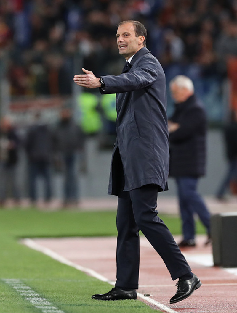 Allegri var rekinn frá Juventus