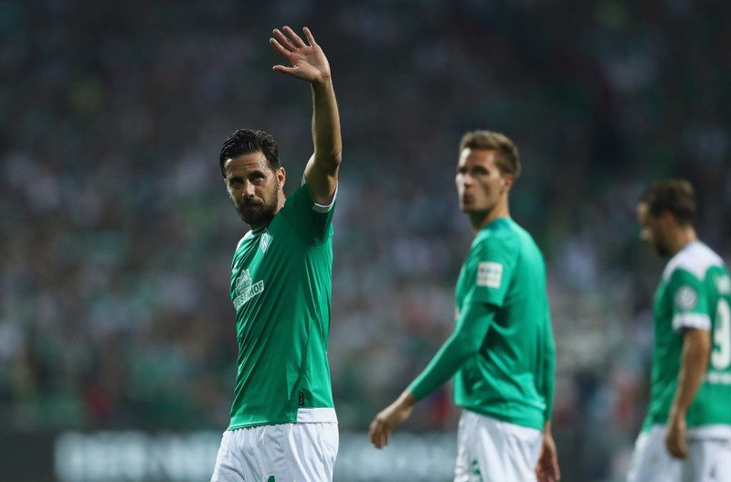 Hinn 41 árs gamli Claudio Pizarro er ennþá að spila með Werder Bremen.