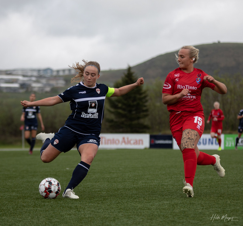 Myndaveisla: Sara Björk kom heim þegar Haukar mættu Þrótti