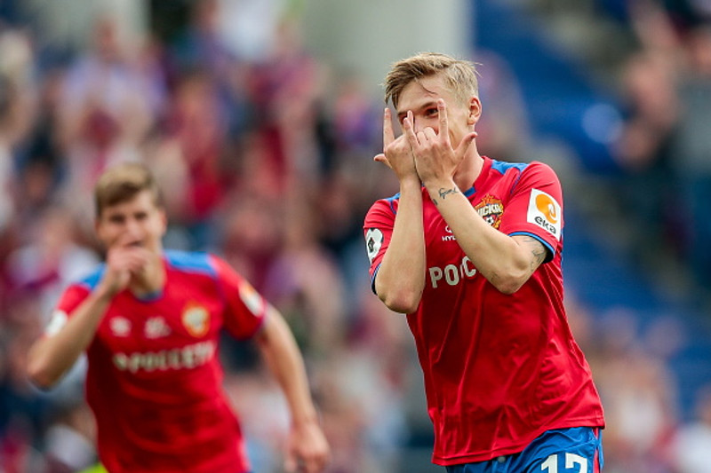 Arnór Sigurðsson skoraði þrennu fyrir CSKA
