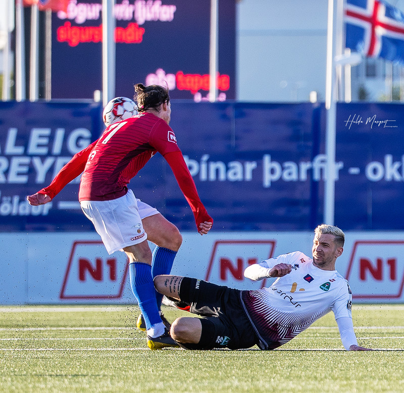 Myndaveisla: Breiðablik vann Val í fyrrakvöld