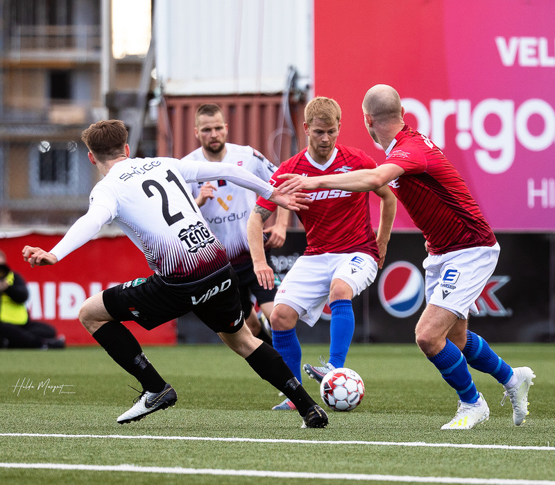 Myndaveisla: Breiðablik vann Val í fyrrakvöld