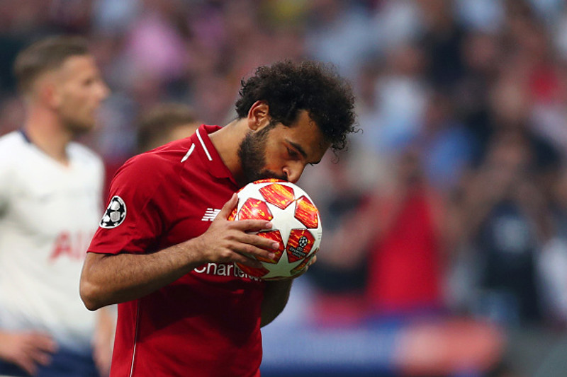 Sjáðu markið og vítaspyrnudóminn: Salah skoraði